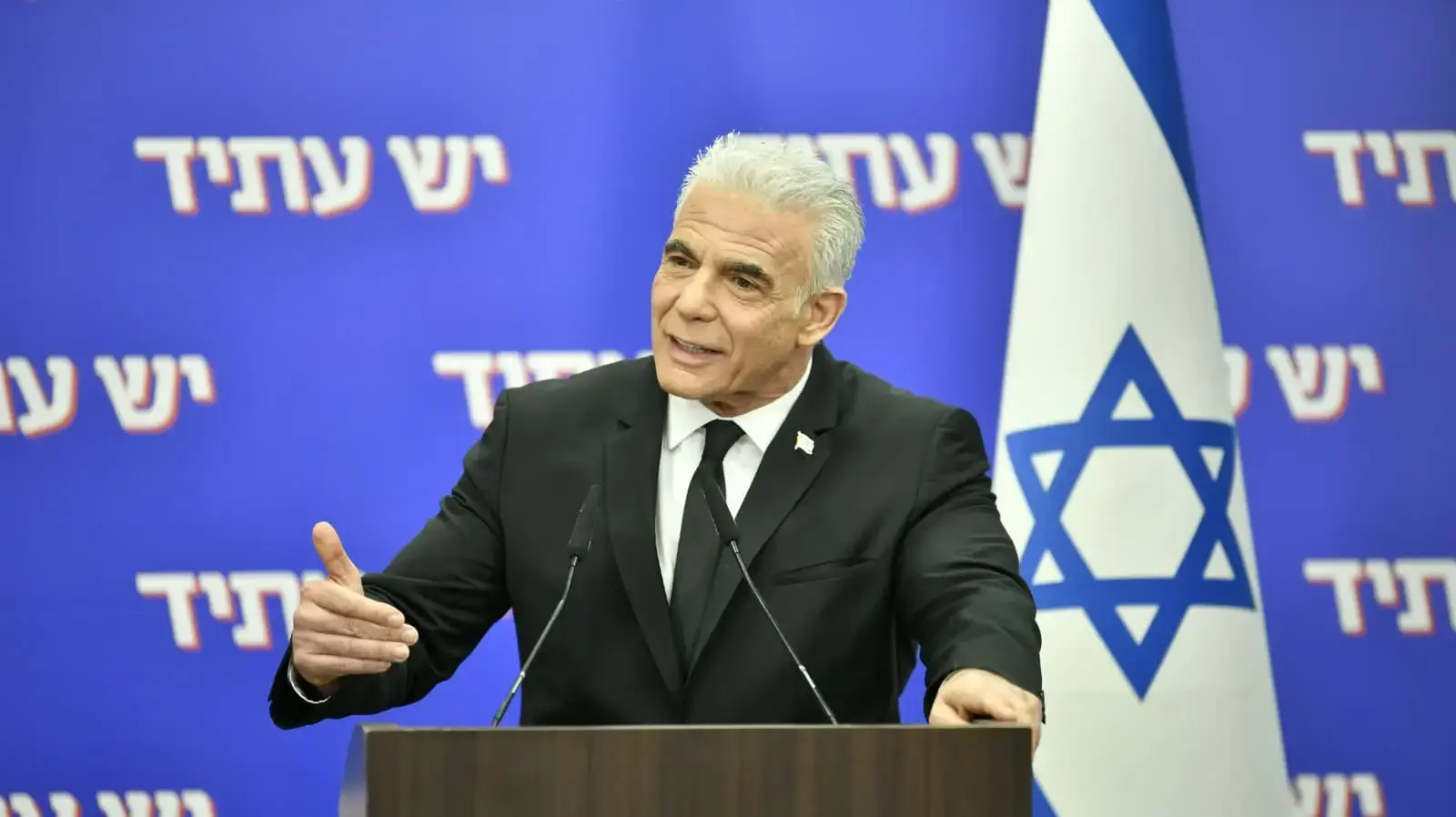 יאיר לפיד, ישיבת סיעת יש עתיד, 16 בפברואר 2026 יאיר לפיד, ישיבת סיעת יש עתיד, 16 בפברואר 2026