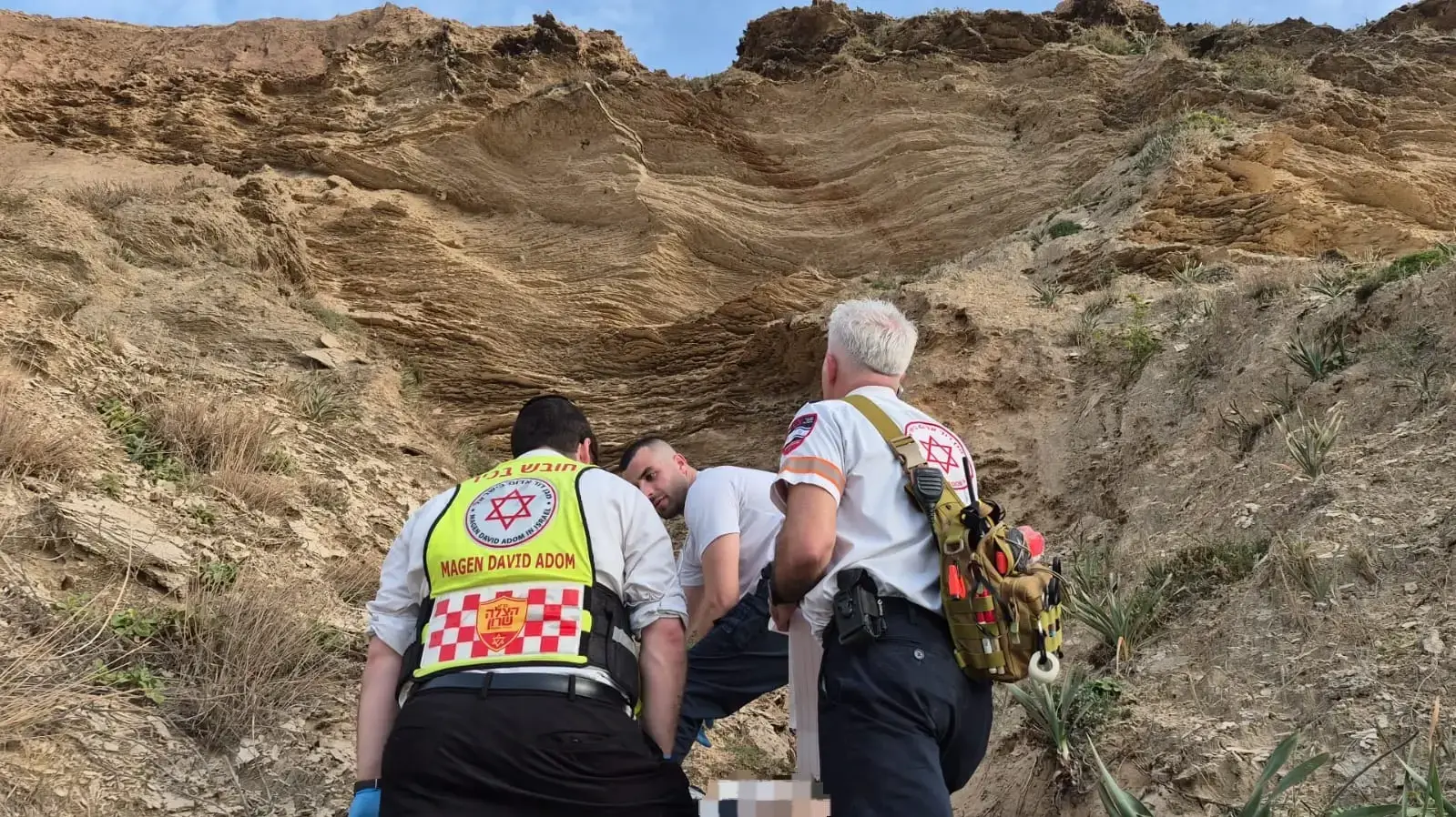 גבר מת לאחר שנפל מגובה בין חוף געש לחוף פולג, 16 בפברואר 2026