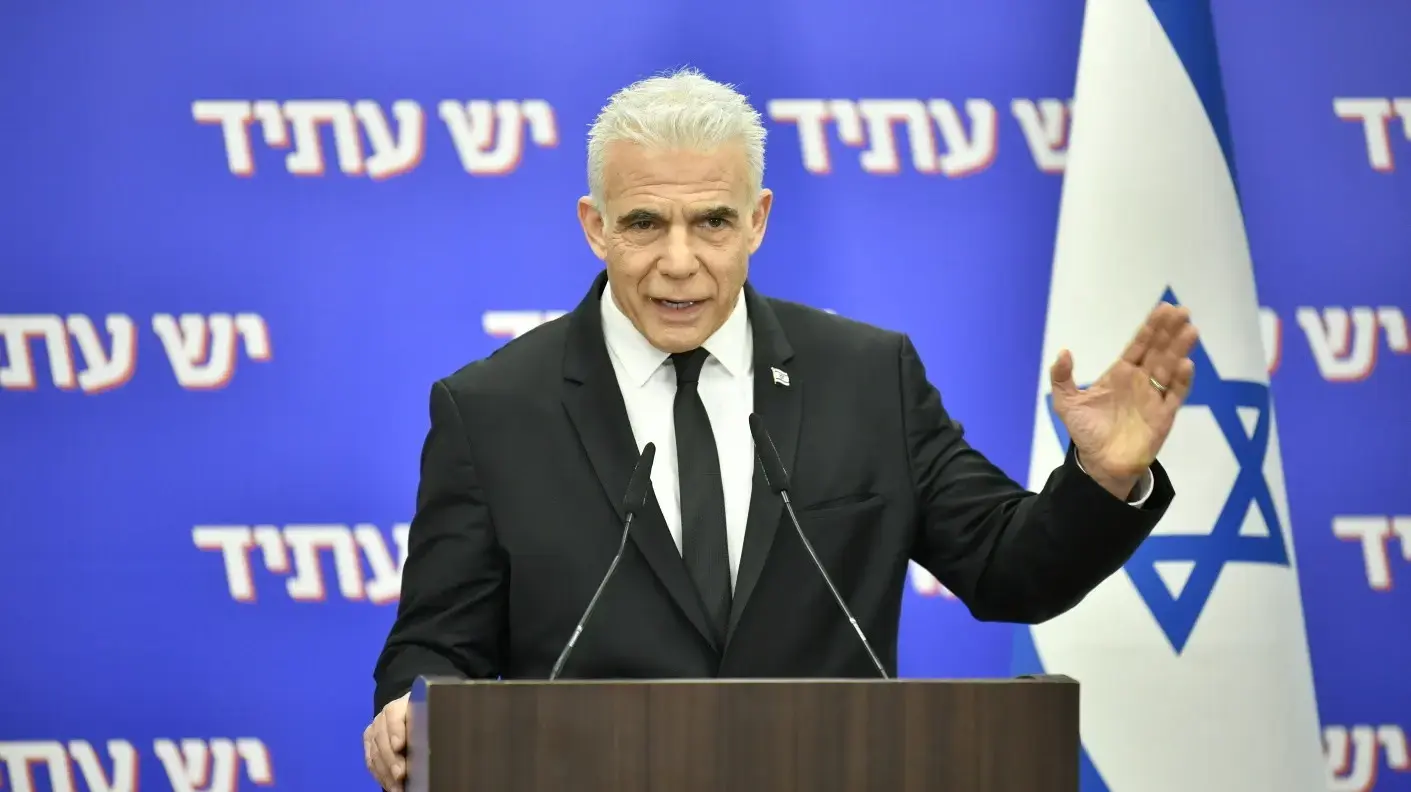 יאיר לפיד, ישיבת סיעת יש עתיד, 16 בפברואר 2026 יאיר לפיד, ישיבת סיעת יש עתיד, 16 בפברואר 2026