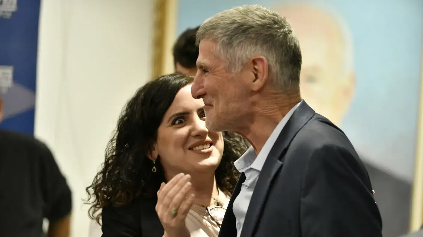 נעמה לזימי, יאיר גולן, ישיבת סיעת הדמוקרטים, 16 בפברואר 2026