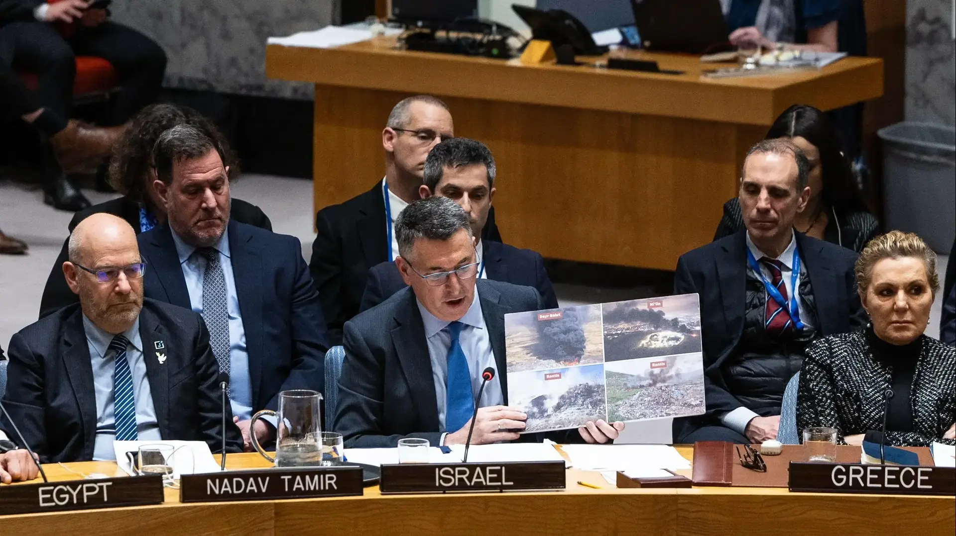 שר החוץ גדעון סער בדיון מועצת הביטחון של האו״ם. 19 בפברואר 2026 שר החוץ גדעון סער בדיון מועצת הביטחון של האו״ם. 19 בפברואר 2026