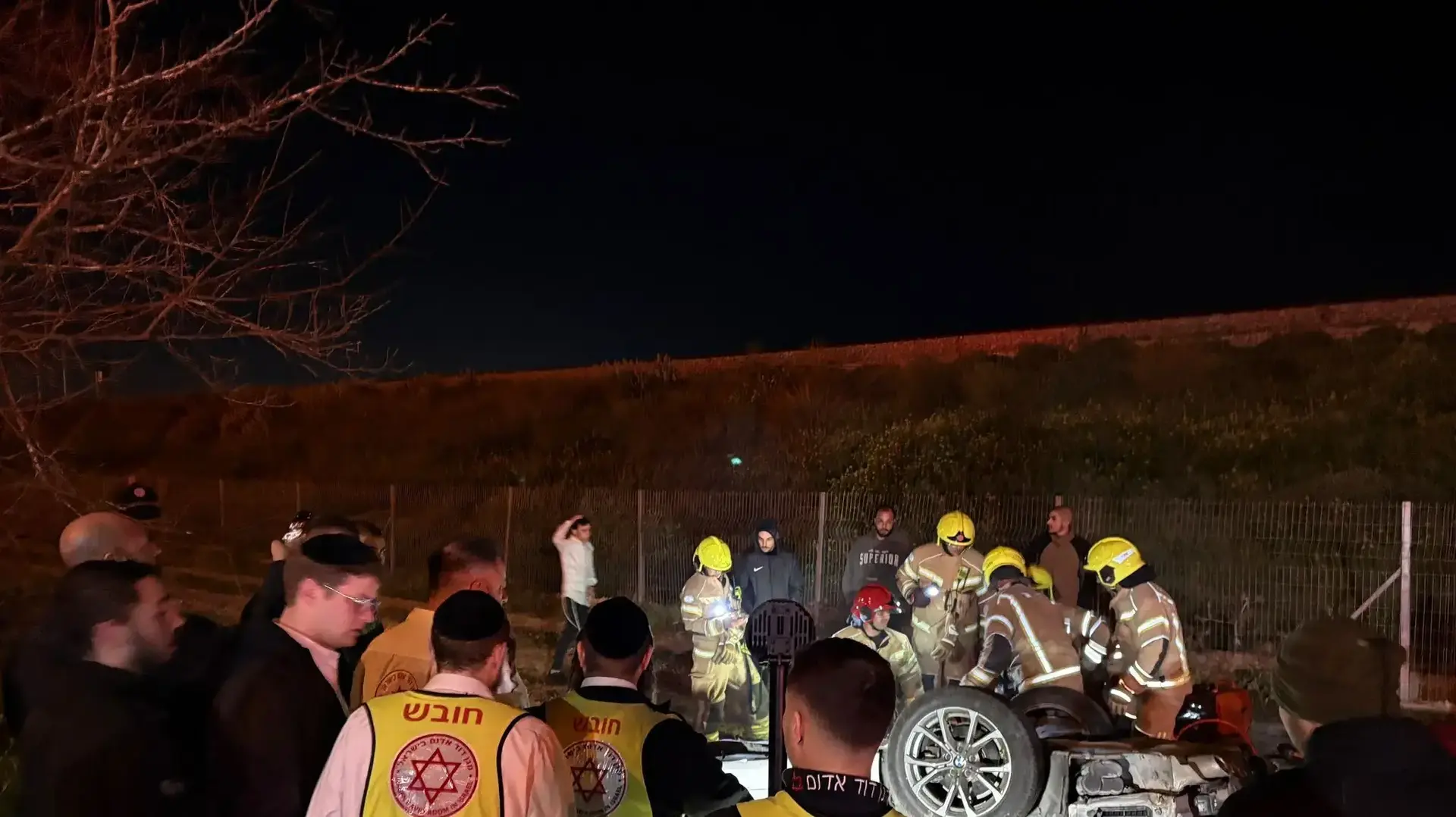 הקטל בכבישים: שני גברים נהרגו בהתהפכות רכב בכביש 6