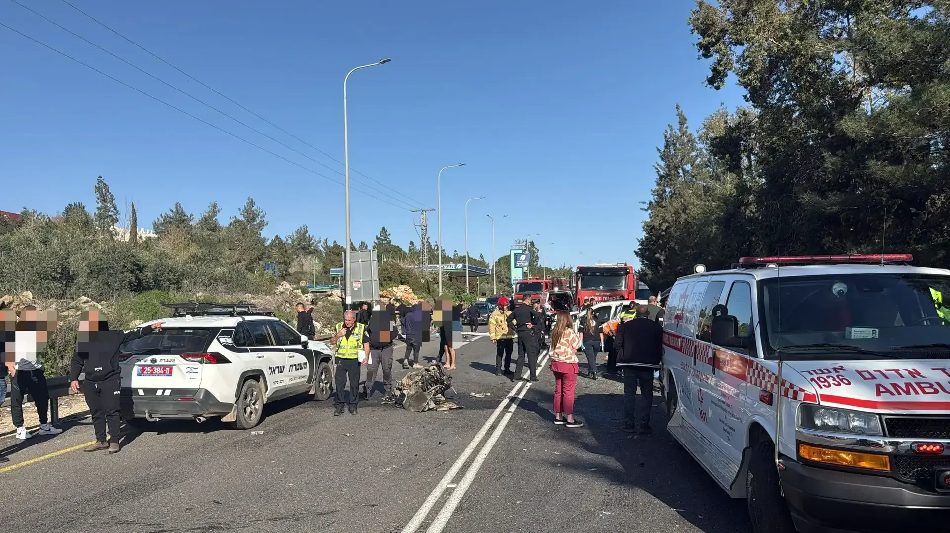 תאונת דרכים צומת יובלים תאונת דרכים צומת יובלים