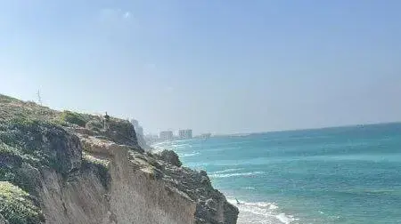 חלק מהמצוק בחוף סידני עלי קרס