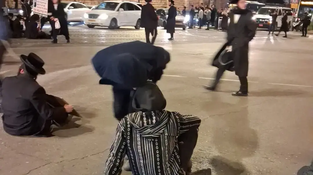 הפגנת חרדים בירושלים הפגנת חרדים בירושלים