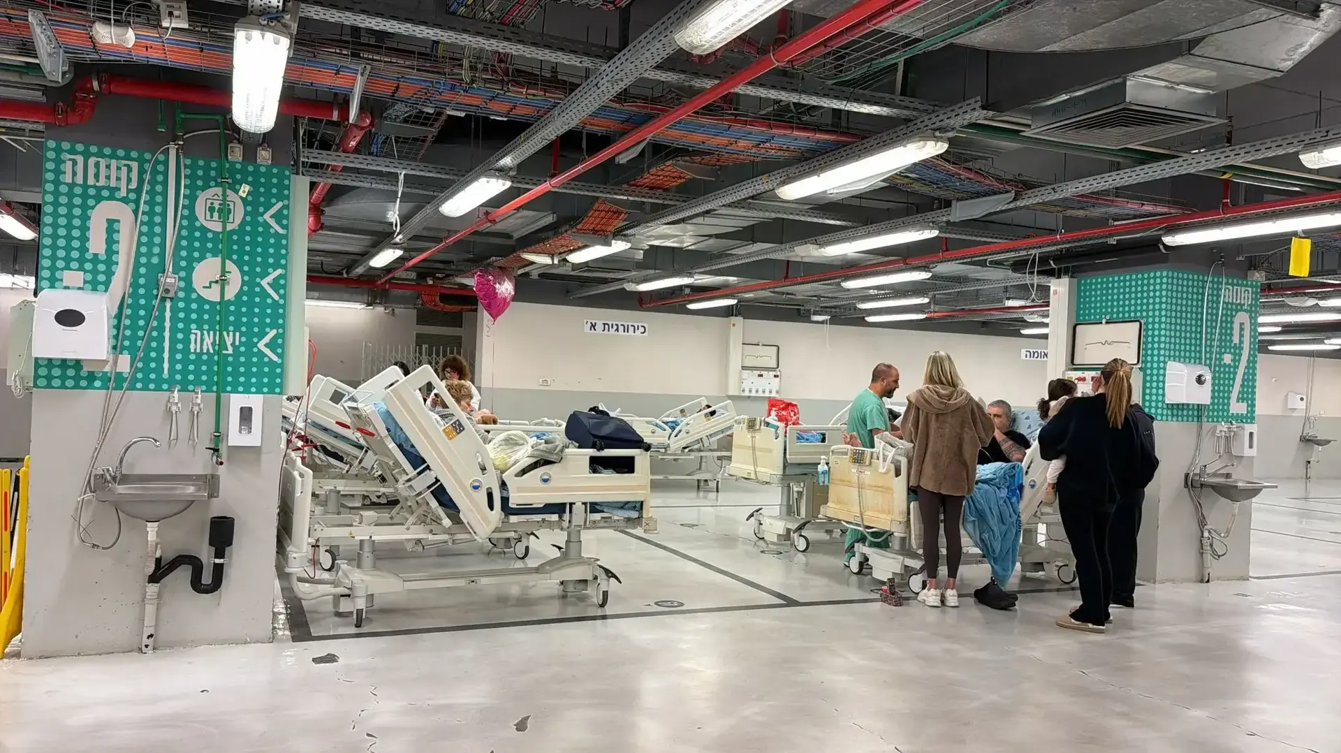 הירידה לחניון חירום,בי"ח איכילוב, 28 בפברואר 2026
