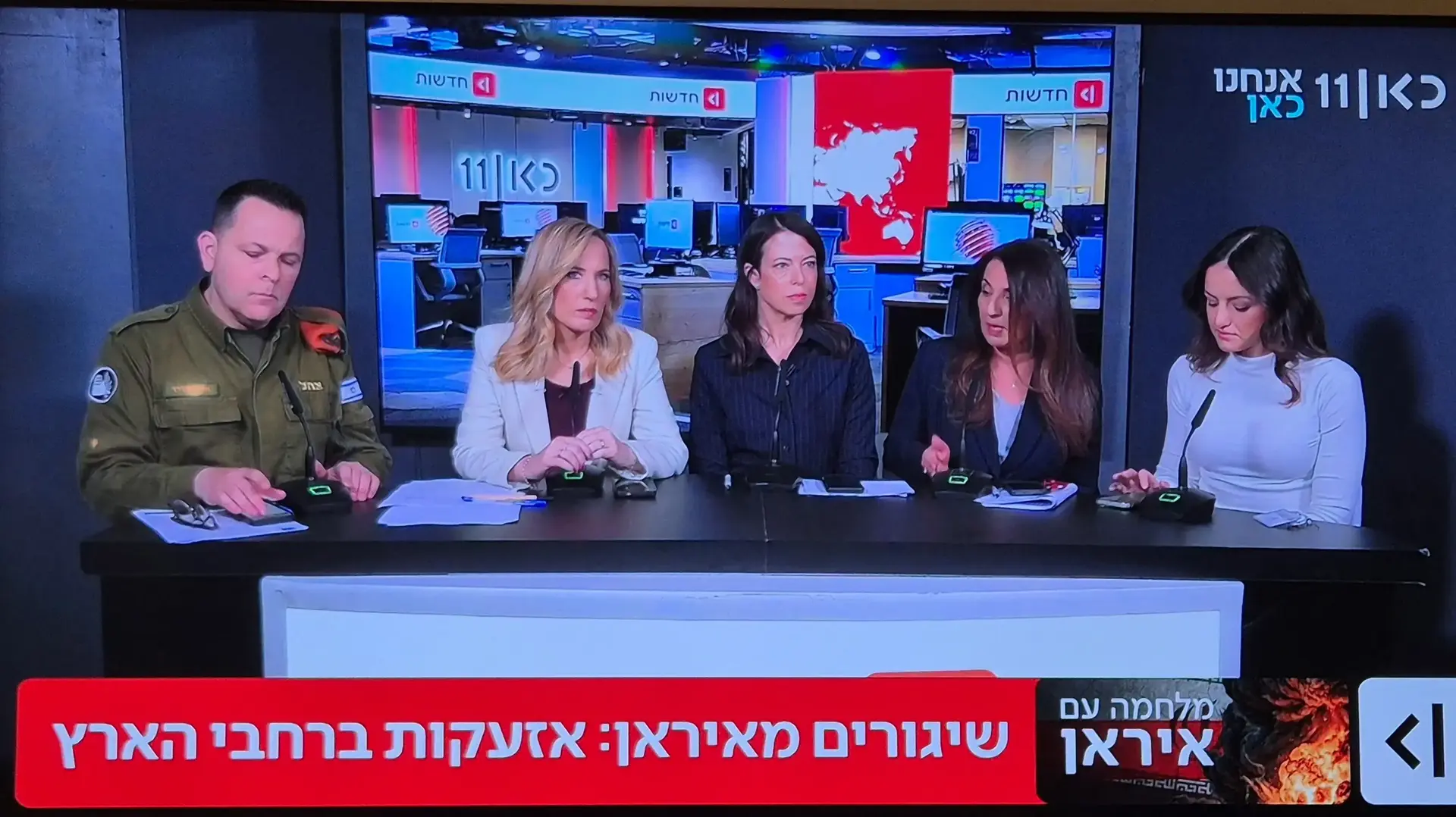 יפעת גליק ותמר אלמוג באולפן כאן 11 יפעת גליק ותמר אלמוג באולפן כאן 11