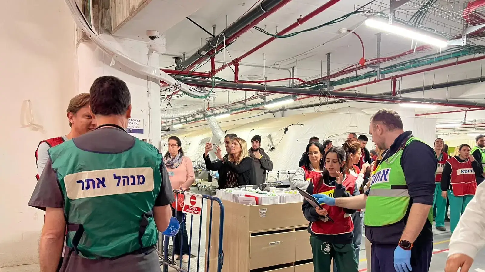 המתחם התת קרקעי במרכז הרפואי שיבא