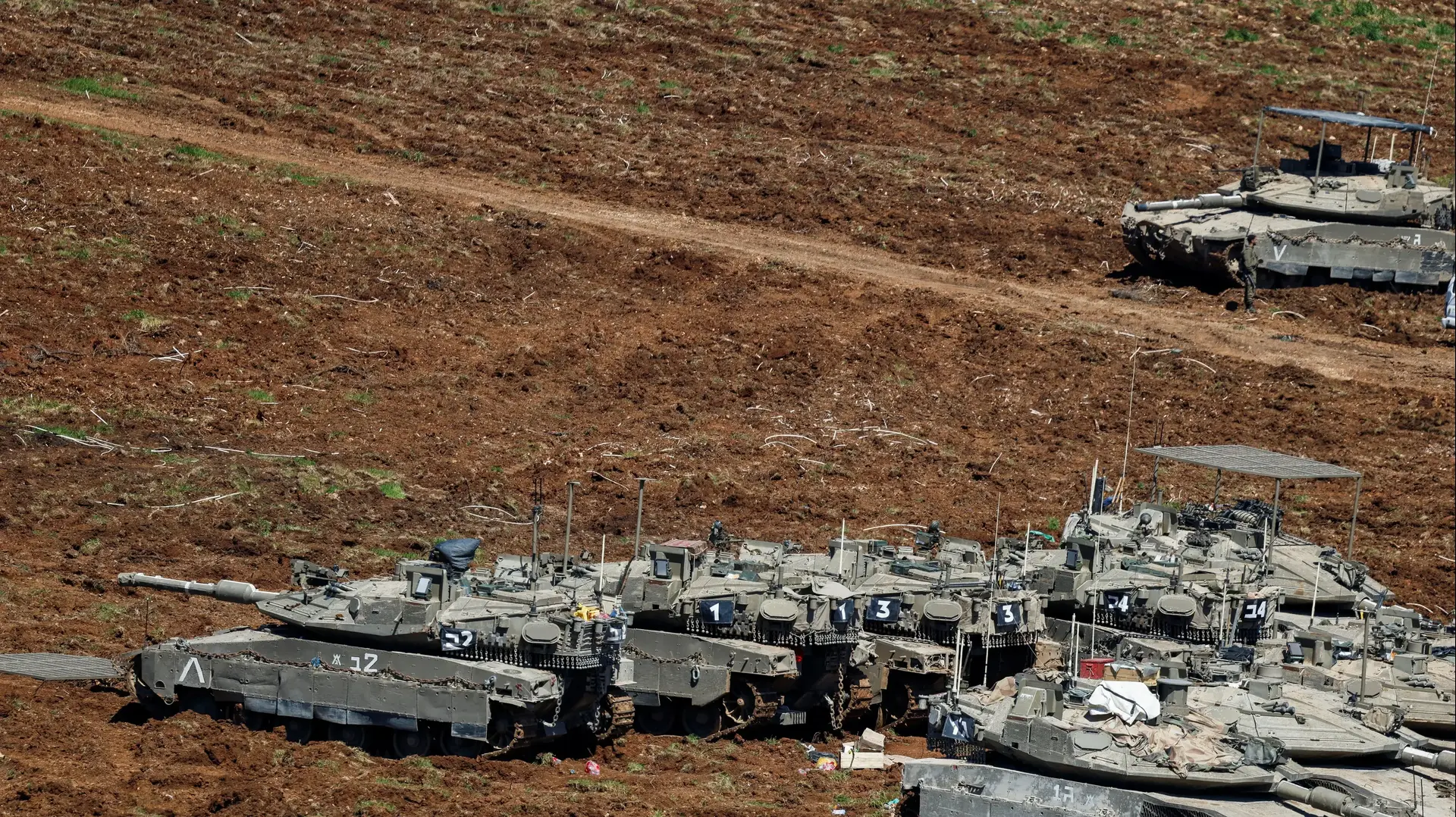 טנקים של צה"ל, גבול ישראל לבנון, 9 במרץ 2026