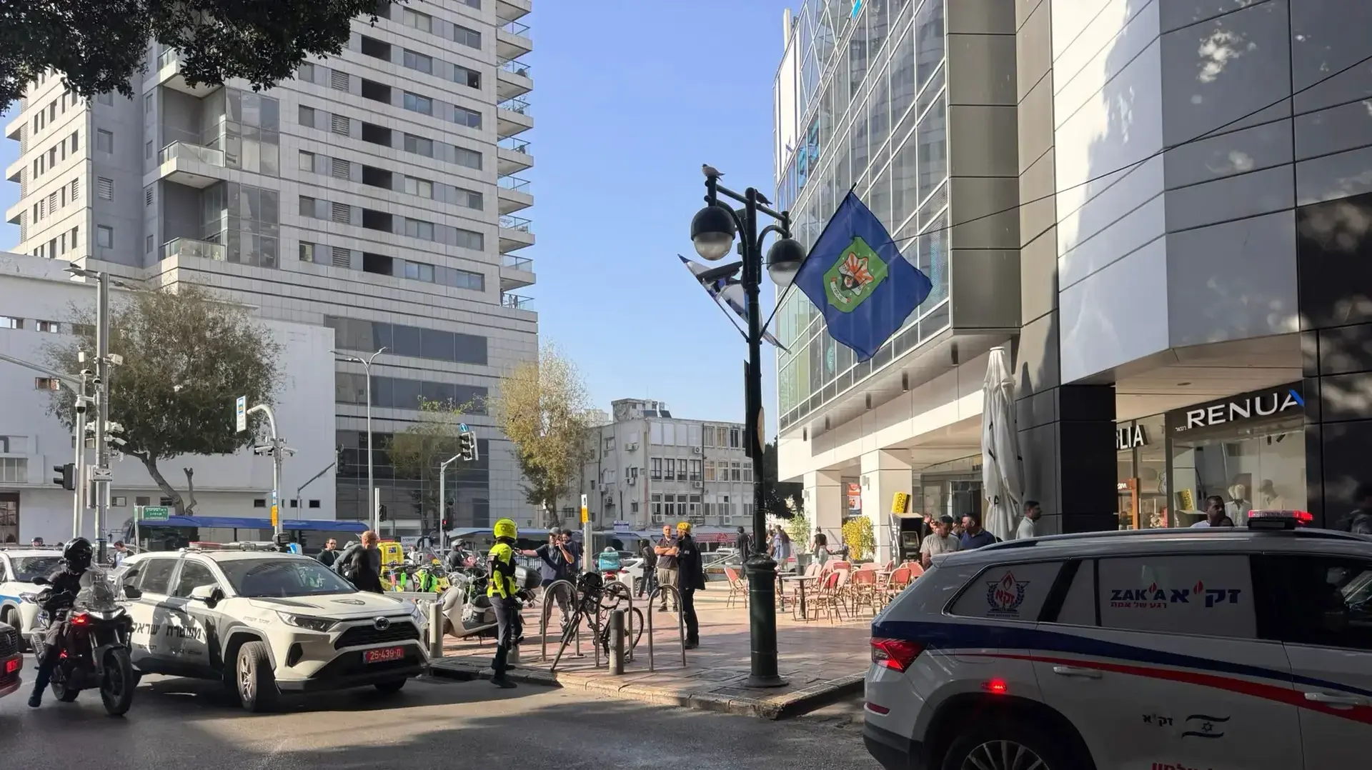 זירת דקירת גבר, רח' ביאליק רמת גן, 12 במרץ 2026 זירת דקירת גבר, רח' ביאליק רמת גן, 12 במרץ 2026