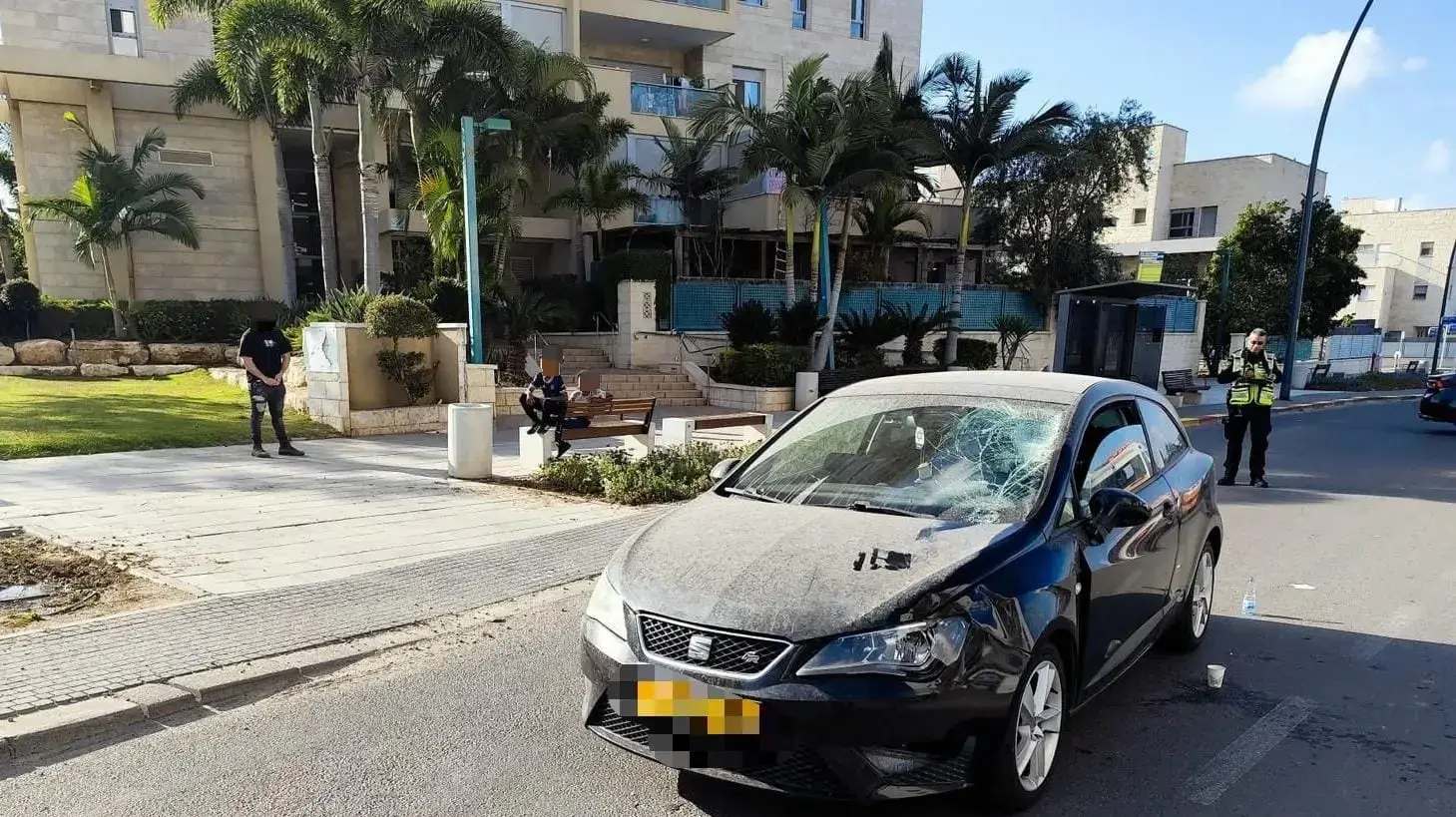 בזמן האזעקה: כבן 50 נפגע מרכב בקריית גת