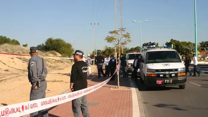 רקטה שנפלה באשקלון