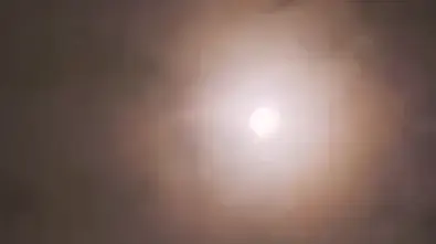 טיל מתפצל מכיוון איראן טיל מתפצל מכיוון איראן