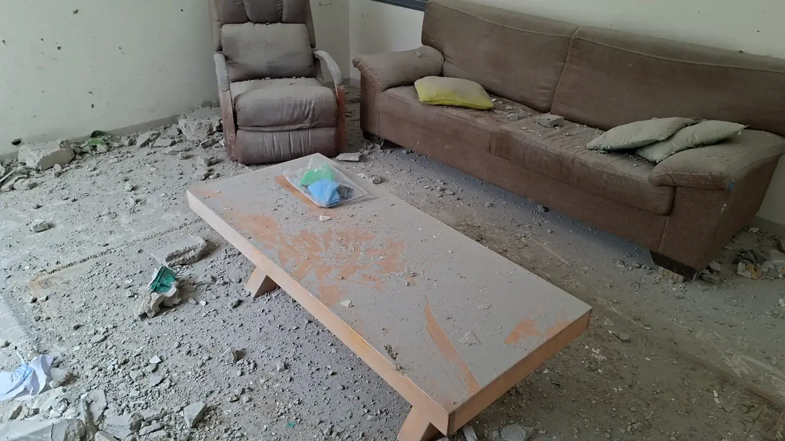 ההרס בבית בישוב נטע ההרס בבית בישוב נטע