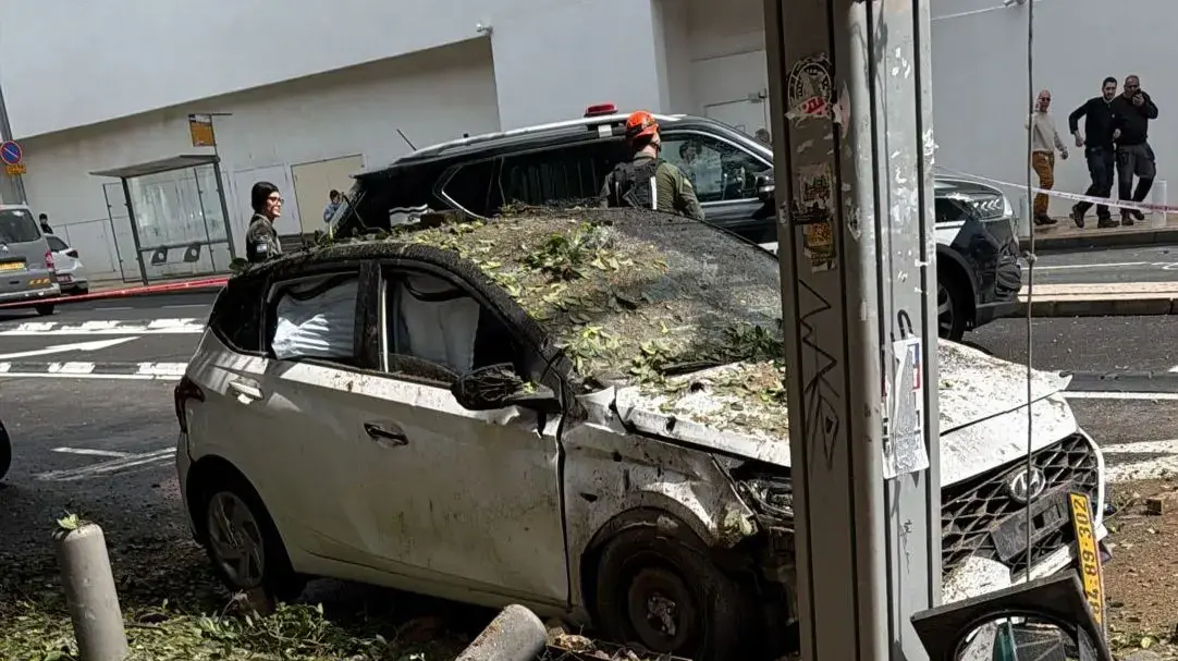זירת פגיעה, תל אביב, 22 במרץ 2026 זירת פגיעה, תל אביב, 22 במרץ 2026