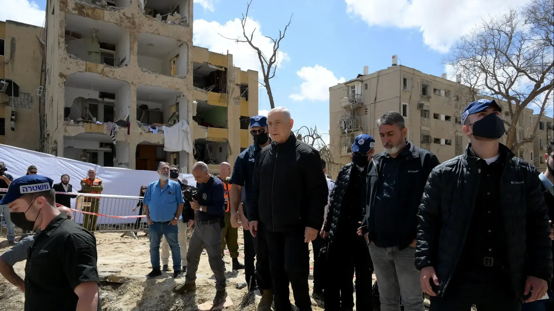 ראש הממשלה בנימין נתניהו בזירת הנפילה בערד, 22 במרץ 2026 ראש הממשלה בנימין נתניהו בזירת הנפילה בערד, 22 במרץ 2026