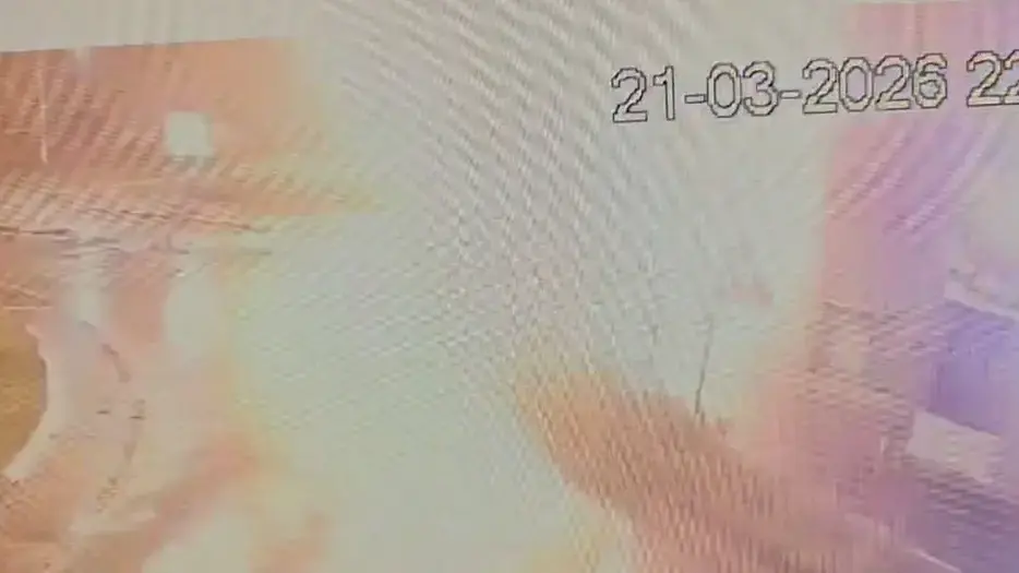 תיעוד נפילת הטיל האיראני בערד תיעוד נפילת הטיל האיראני בערד