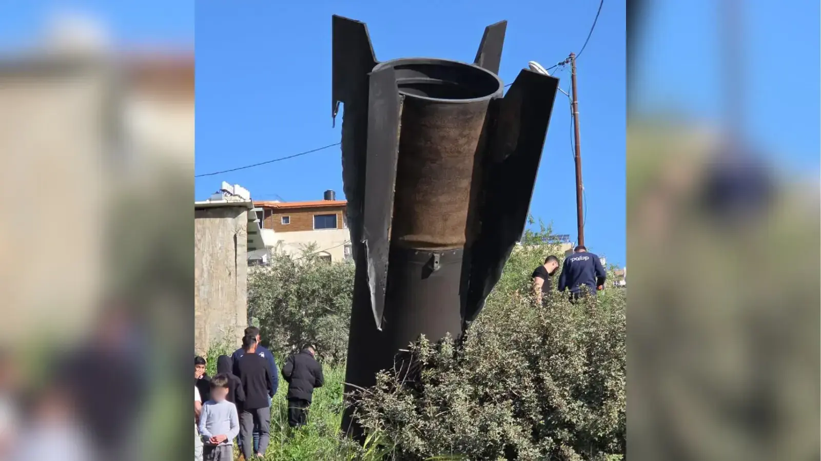 חלק טיל עצום נפל בשומרון, 24 במרץ 2026 חלק טיל עצום נפל בשומרון, 24 במרץ 2026