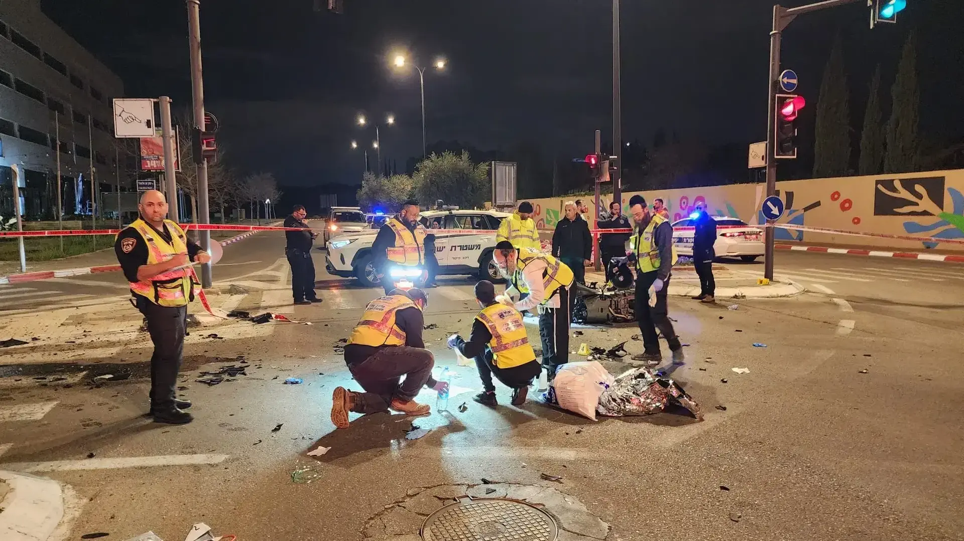 רוכב אופנוע נהרג בדרך אצ"ל ברחובות. 24/03/2026