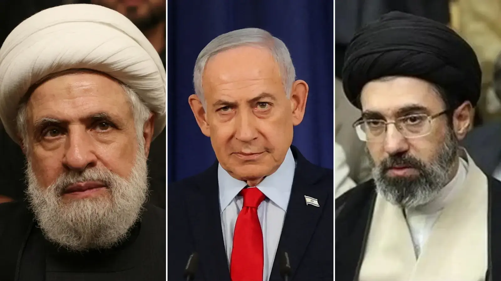 מוג'תבא חמינאי, בנימין נתניהו, נעים קאסם