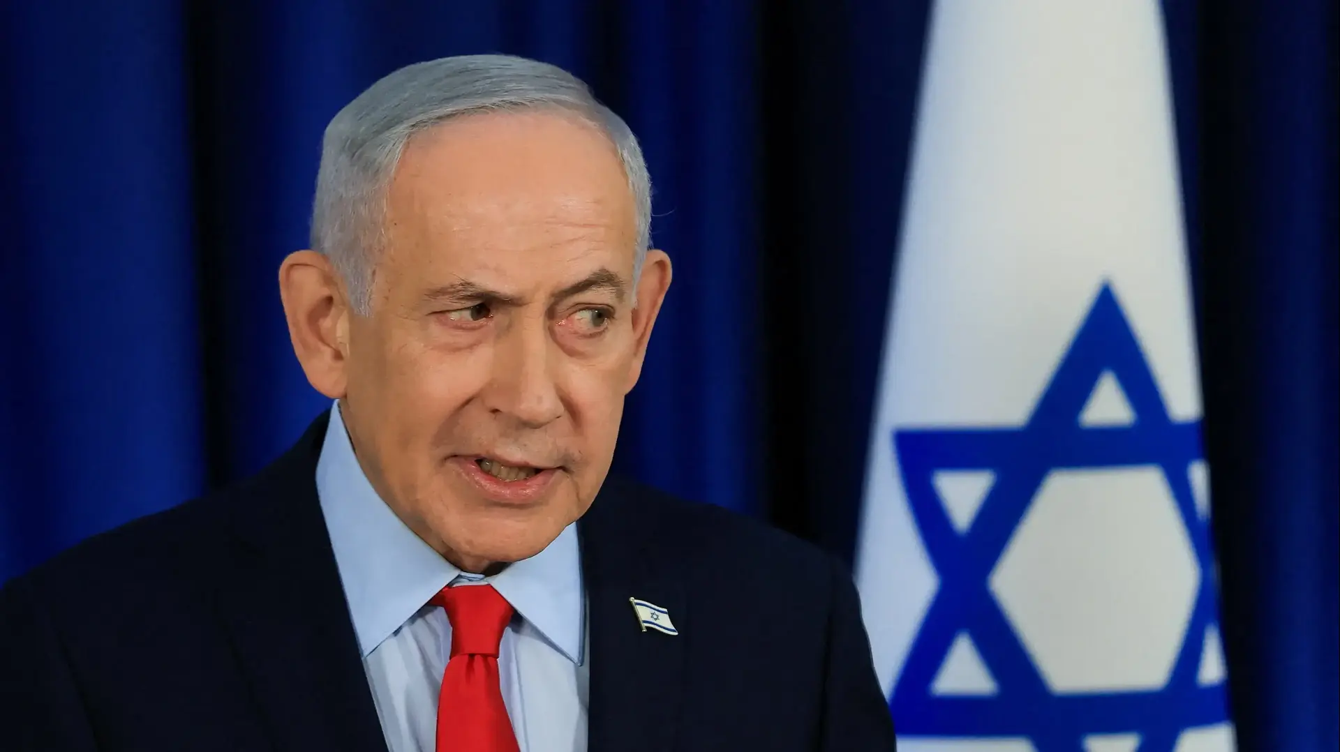 ראש הממשלה בנימין נתניהו בהצהרה לתקשורת, 19 במרץ 2026 ראש הממשלה בנימין נתניהו בהצהרה לתקשורת, 19 במרץ 2026