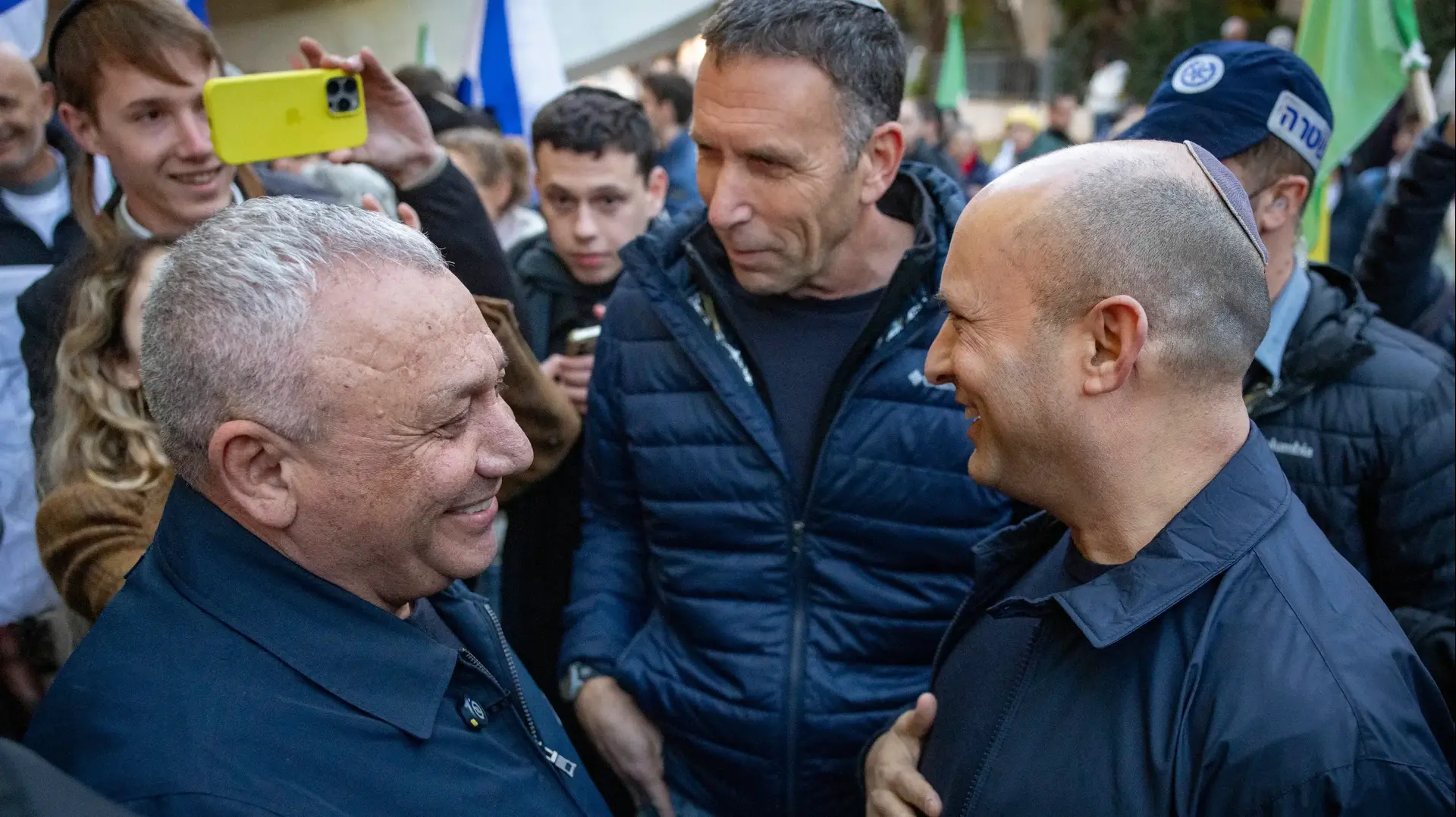 גדי איזנקוט, נפתלי בנט, 15 בינואר 2026 גדי איזנקוט, נפתלי בנט, 15 בינואר 2026