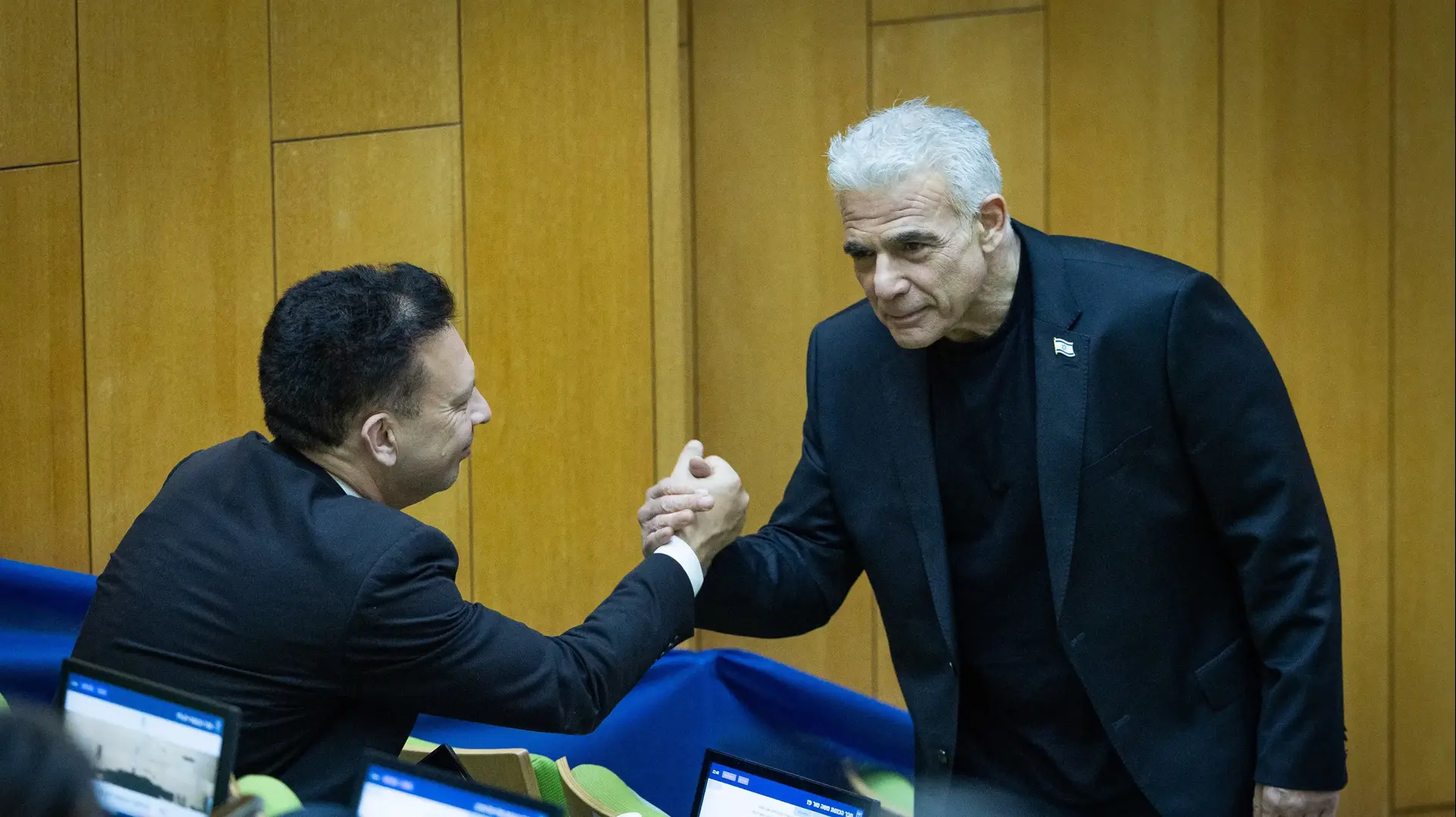 יאיר לפיד, ולדימיר בליאק, אישור תקציב המדינה לשנת 2026, 30 במרץ 2026 יאיר לפיד, ולדימיר בליאק, אישור תקציב המדינה לשנת 2026, 30 במרץ 2026