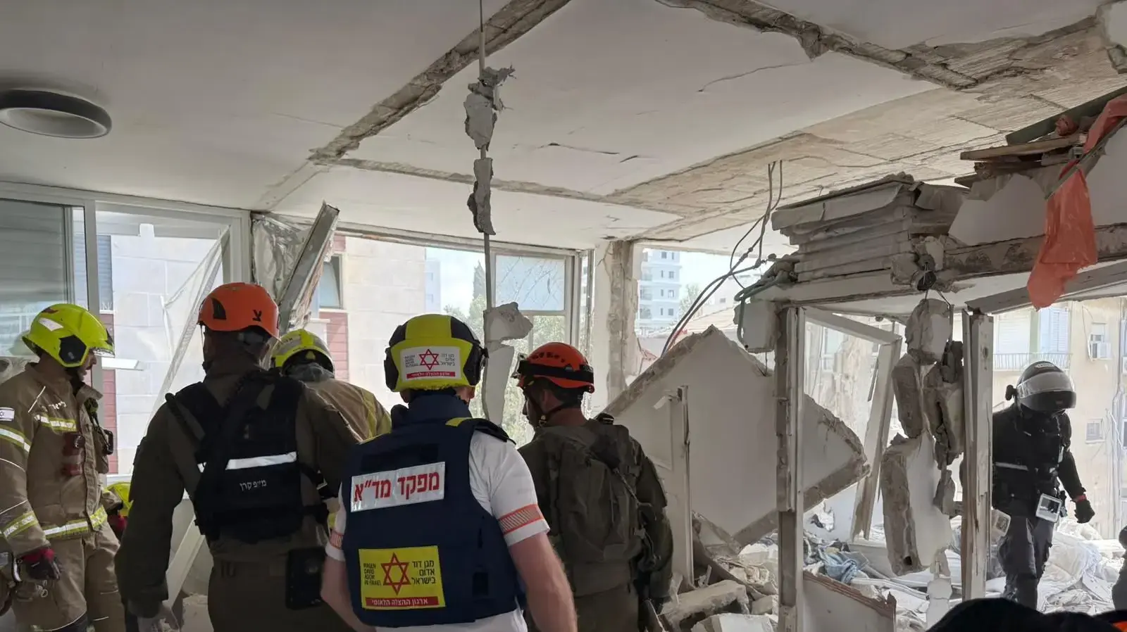 זירת הפגיעה ברמת גן זירת הפגיעה ברמת גן