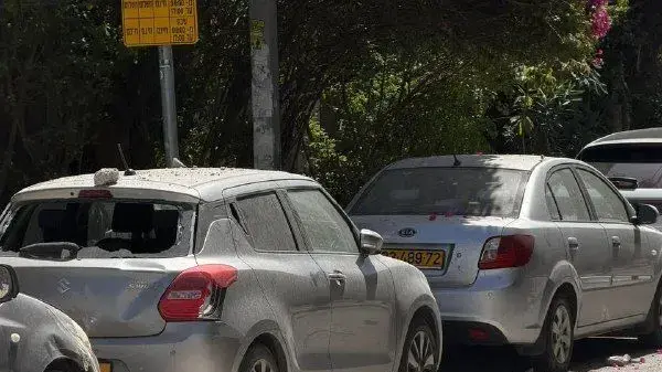 זירת הפגיעה בתל אביב זירת הפגיעה בתל אביב