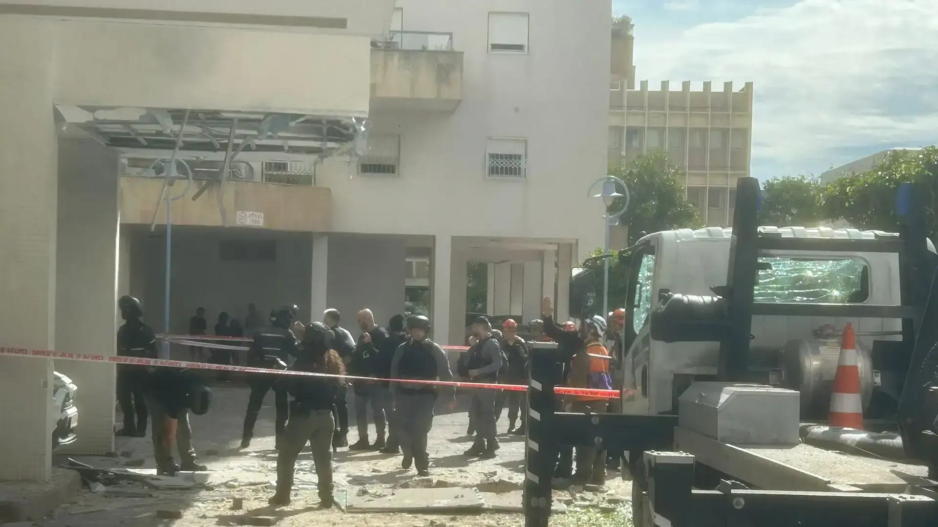 זירת הפגיעה בתא זירת הפגיעה בתא