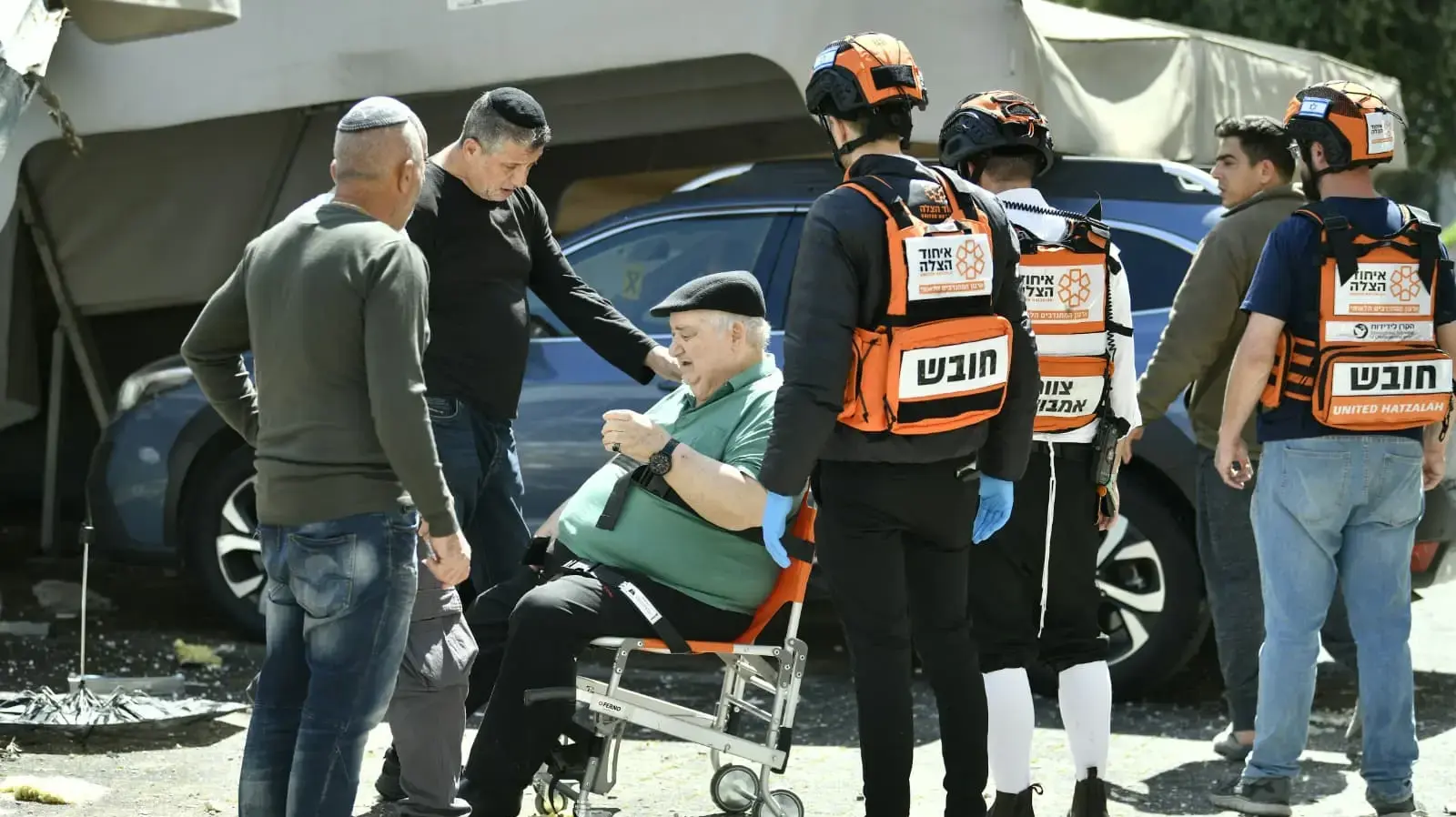 זירת הפגיעה בפתח תקווה זירת הפגיעה בפתח תקווה