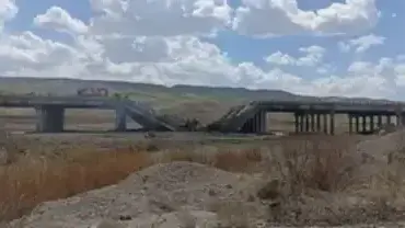גשר שהותקף בתבריז בצפון-מערב איראן גשר שהותקף בתבריז בצפון-מערב איראן