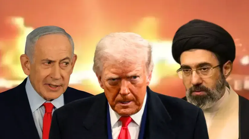 דונלד טראמפ, בנימין נתניהו, מוג'תבא חמינאי