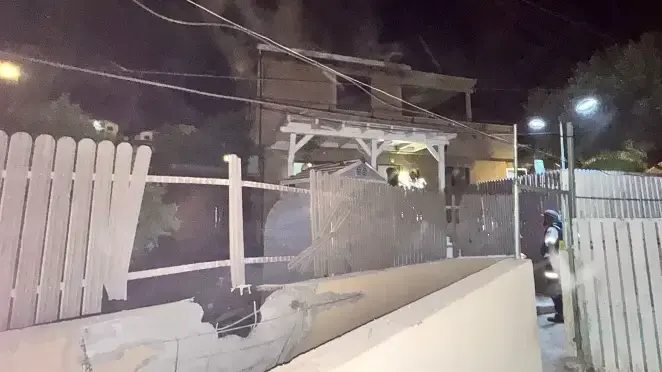 זירת הנפילה בקריית שמונה זירת הנפילה בקריית שמונה