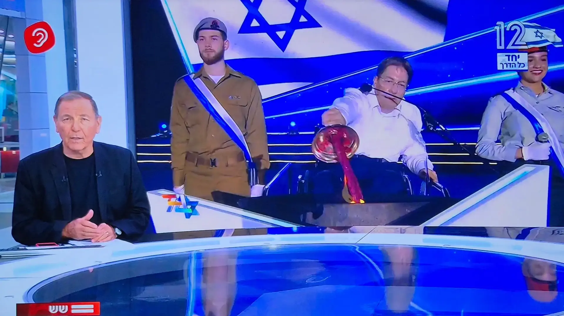 עודד בן עמי במונולווג נגד הפוליטיזציה של טקס המשואות, "שש עם", קשת 12 עודד בן עמי במונולווג נגד הפוליטיזציה של טקס המשואות, "שש עם", קשת 12