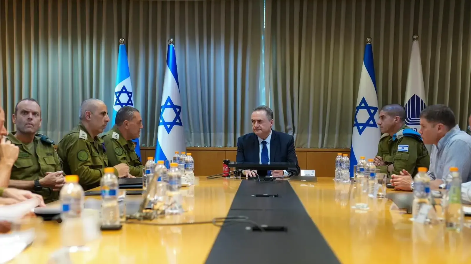 שר הביטחון ישראל כ"ץ בתום הערכת מצב בנושא פעילות צה"ל באיראן