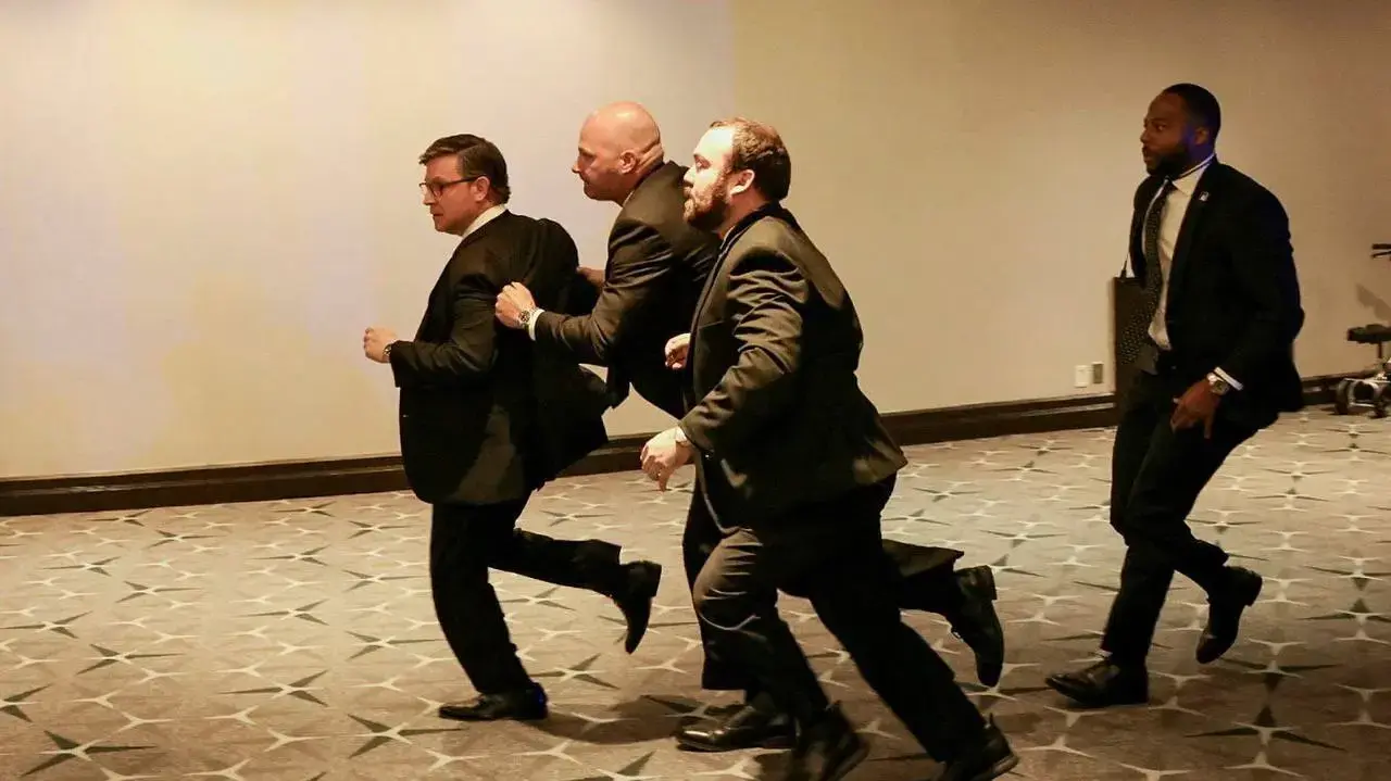 אבטחת הנשיא במלון הילטון בפעולה אבטחת הנשיא במלון הילטון בפעולה
