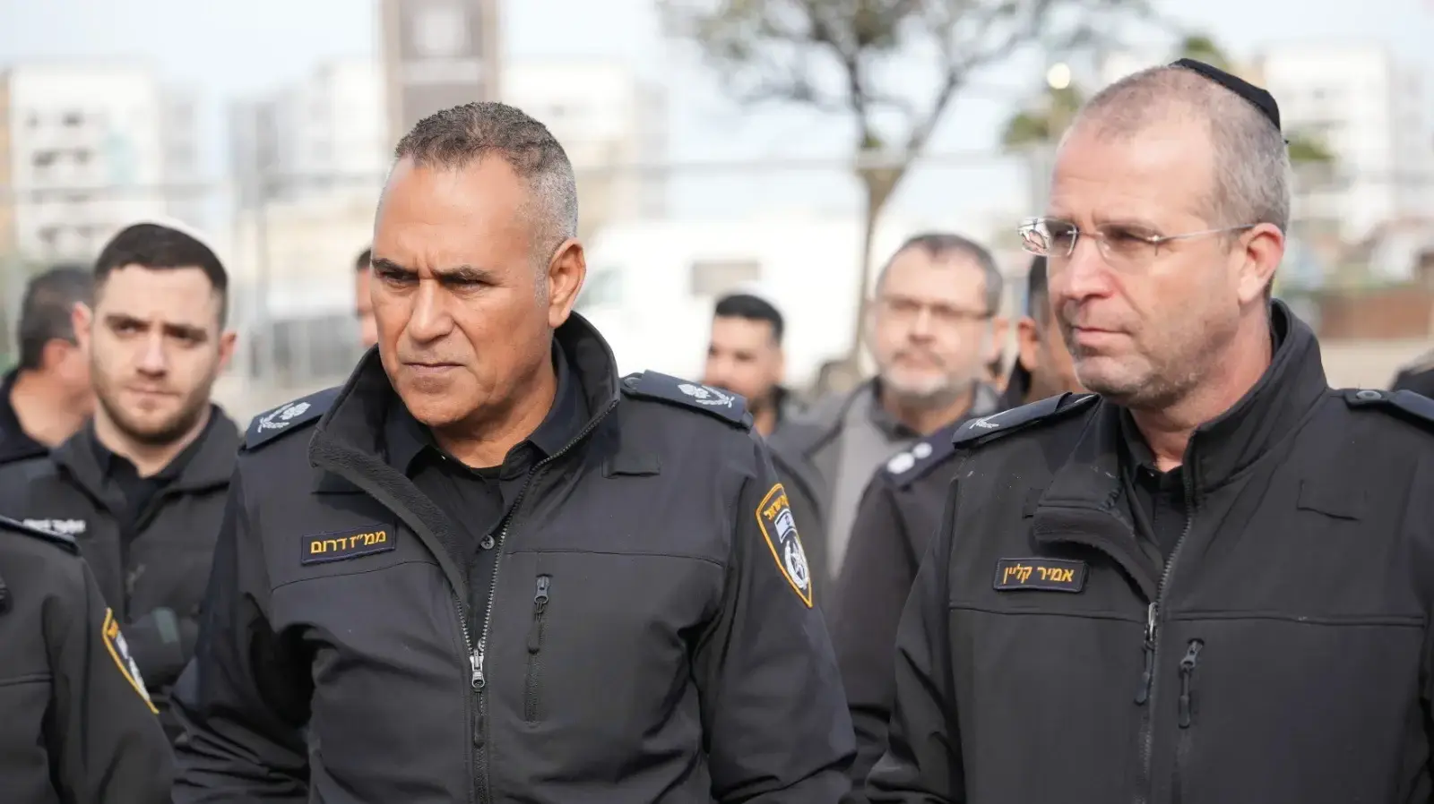 ממז דרום ניצב חיים בובליל ותנ"צ אמיר קליין מפקד מרחב הנגב ממז דרום ניצב חיים בובליל ותנ"צ אמיר קליין מפקד מרחב הנגב