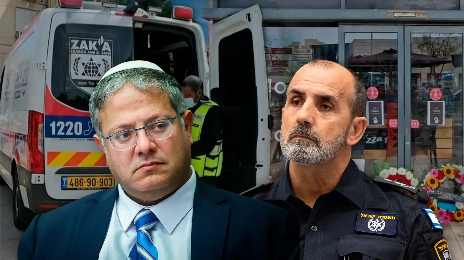 עיבוד - בן גביר והמפכ"ל זירות רצח 
