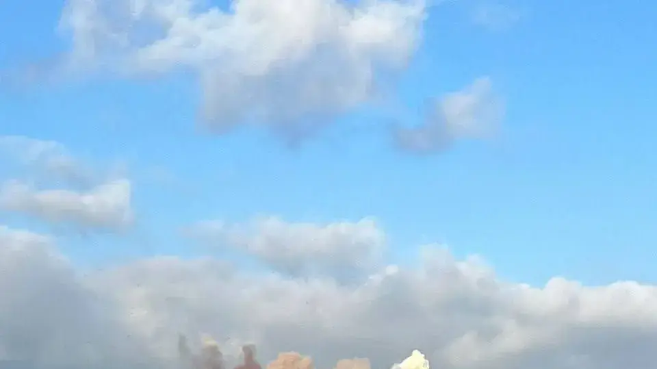 רגע פיצוץ המנהרה בלבנון