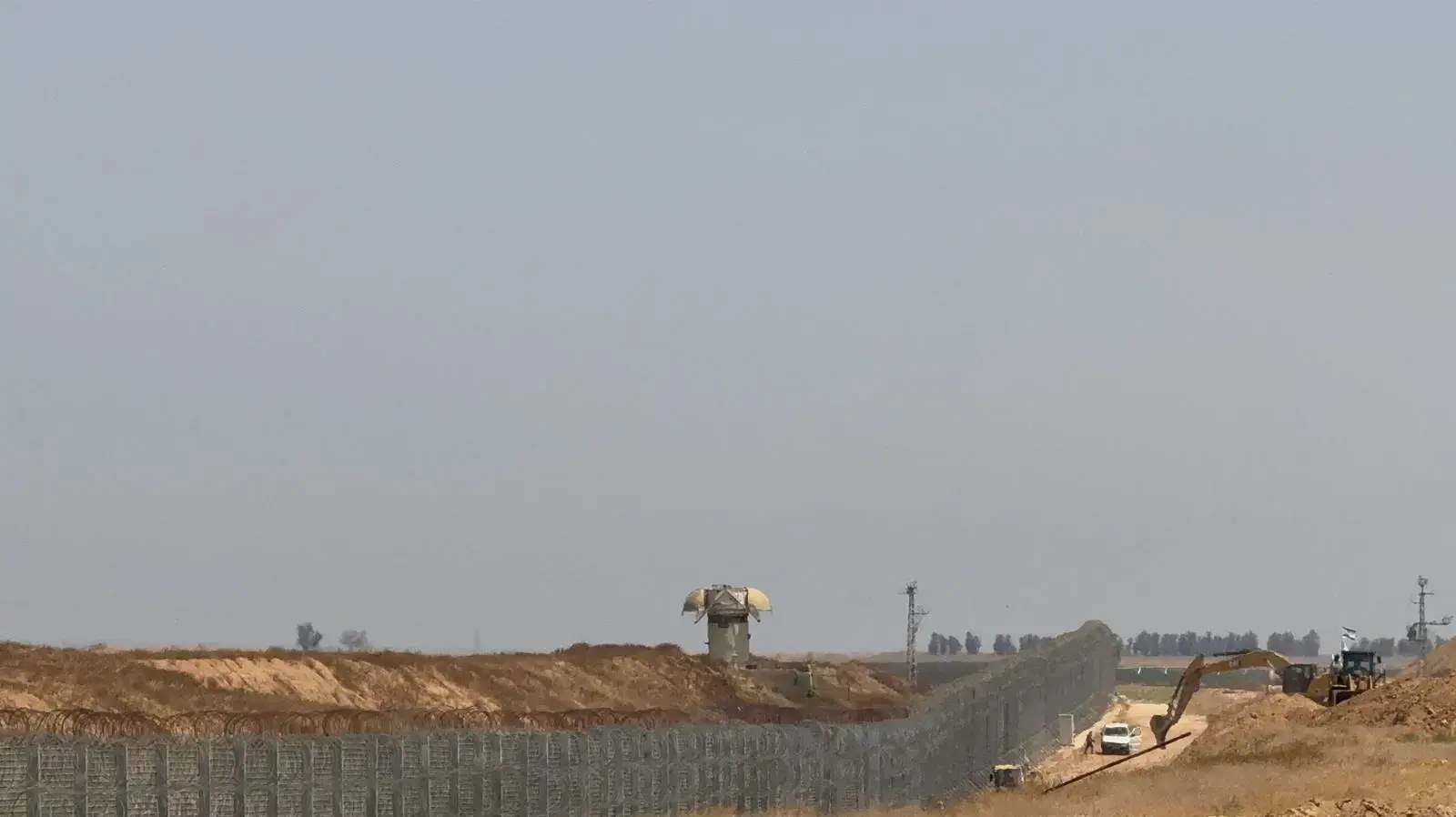 העבודות על גבול רצועת עזה העבודות על גבול רצועת עזה