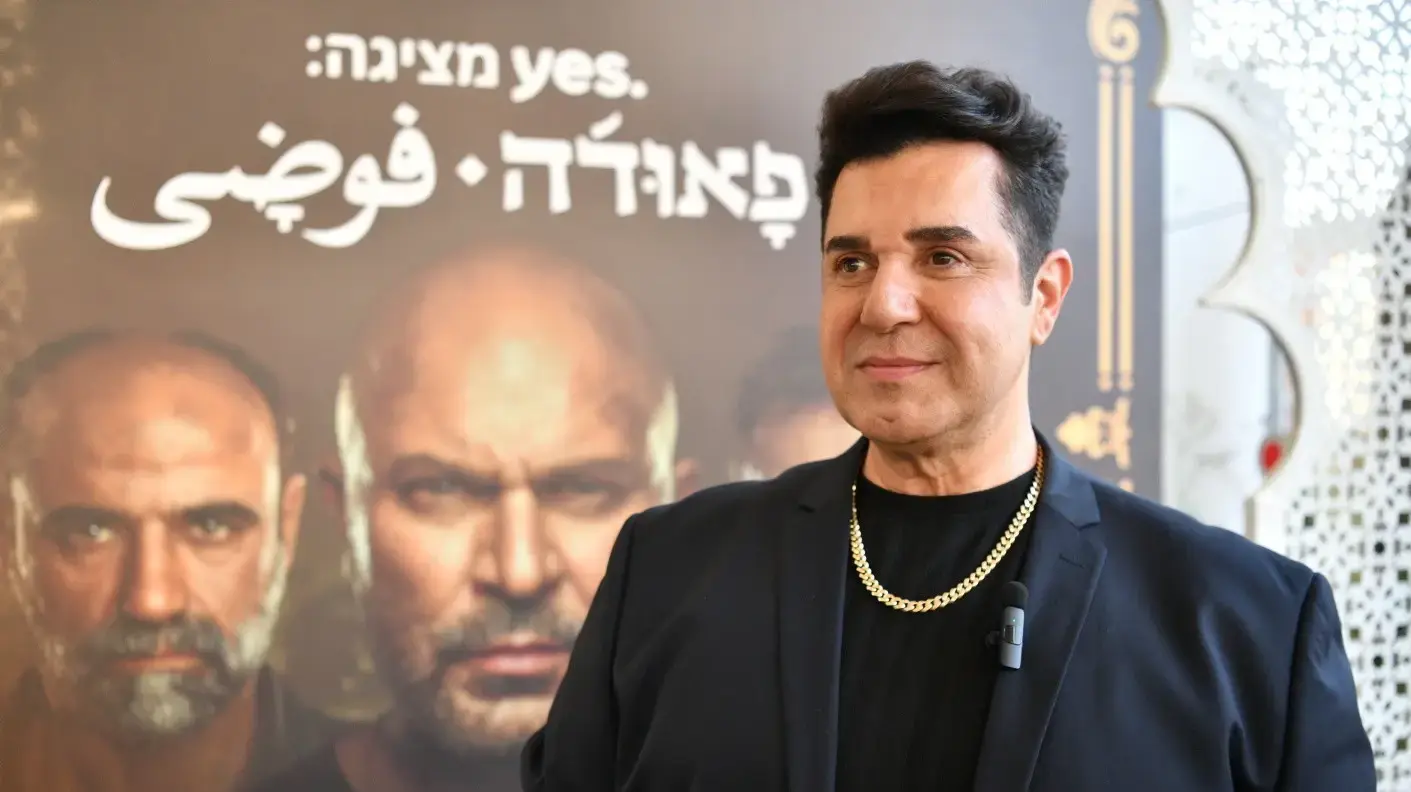 איציק כהן באירוע השקת העונה החמישית של הסדרה "פאודה", אולם סמולרש באוניברסיטת תל אביב, 10 במאי 2026 איציק כהן באירוע השקת העונה החמישית של הסדרה "פאודה", אולם סמולרש באוניברסיטת תל אביב, 10 במאי 2026