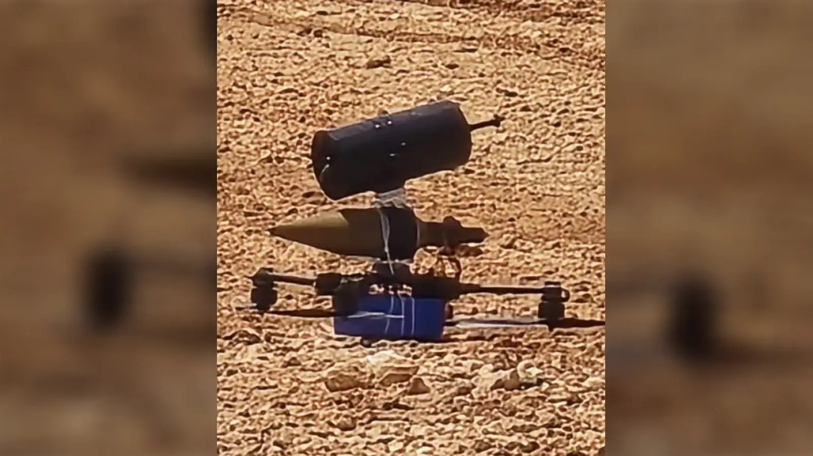 רחפן נפץ של חיזבאללה שאותר בישוב בצפון רחפן נפץ של חיזבאללה שאותר בישוב בצפון