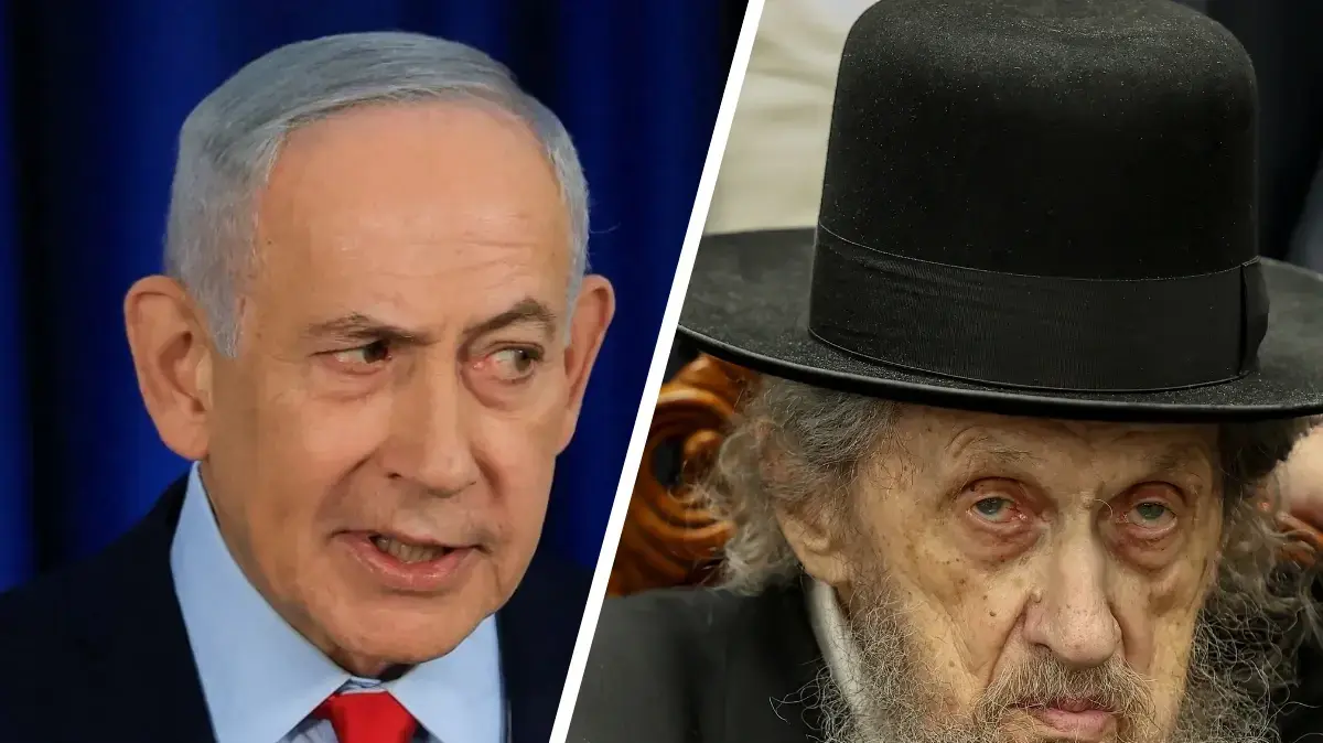 הרב לנדאו 
בנימין נתניהו 