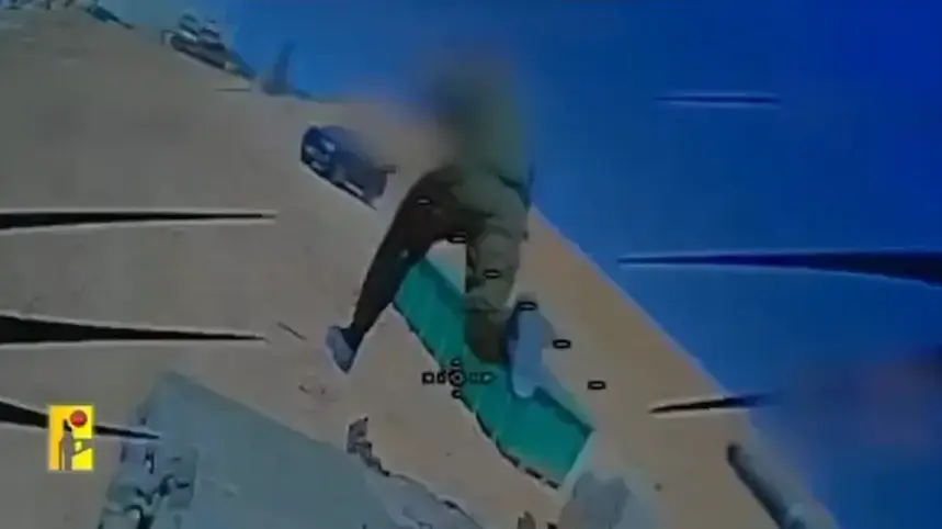 סרטון שחיזבאללה צילם מרחפן בזמן תקיפת חיילי צה"ל בלבנון סרטון שחיזבאללה צילם מרחפן בזמן תקיפת חיילי צה"ל בלבנון