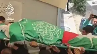 הלוויתו של עז א-דין אל-חדאד ברצועת עזה הלוויתו של עז א-דין אל-חדאד ברצועת עזה