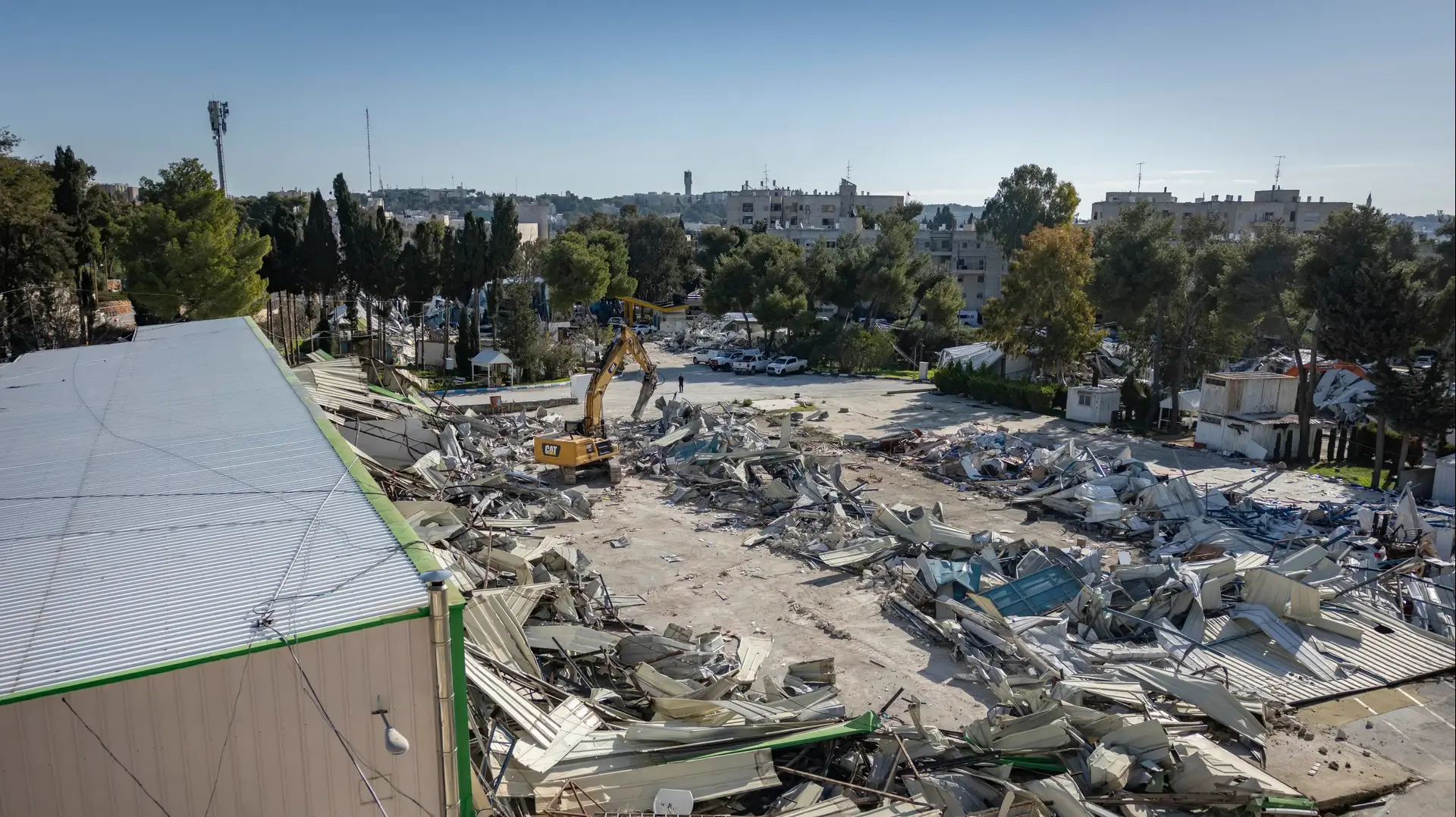 הריסת מתחם אונר"א ירושלים, 20 בינואר 2026