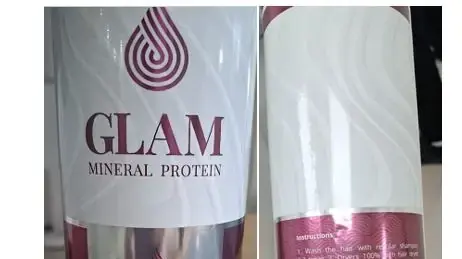 מוצר GLAM MINERAL PROTEIN המיועד להחלקת שיער 