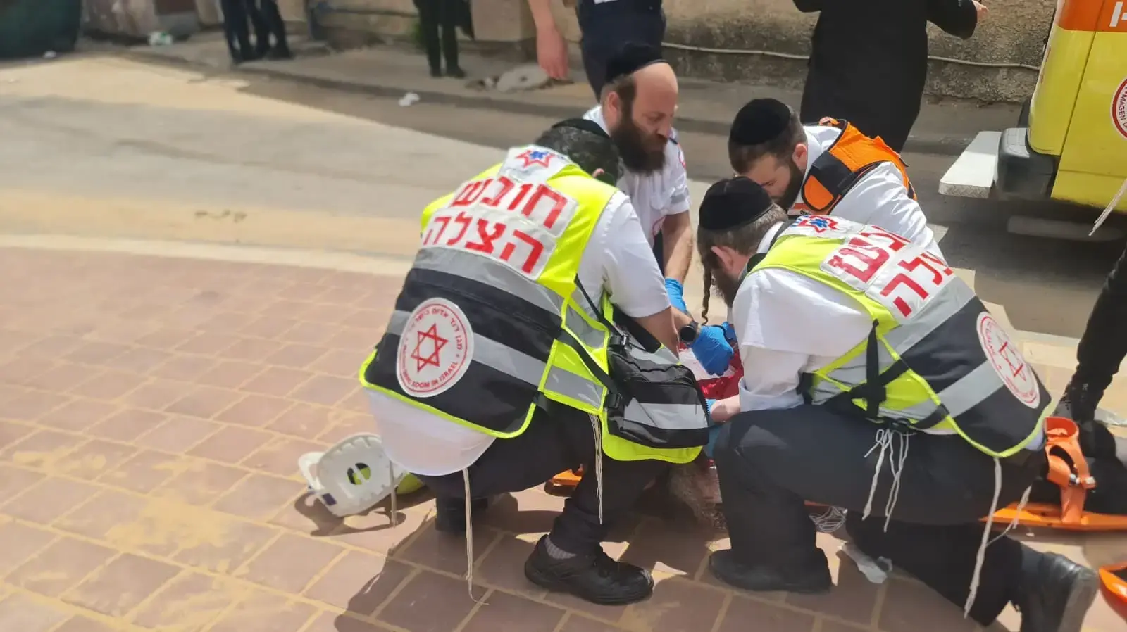 זירת דקירה, בני ברק, 20 במאי 2026 זירת דקירה, בני ברק, 20 במאי 2026