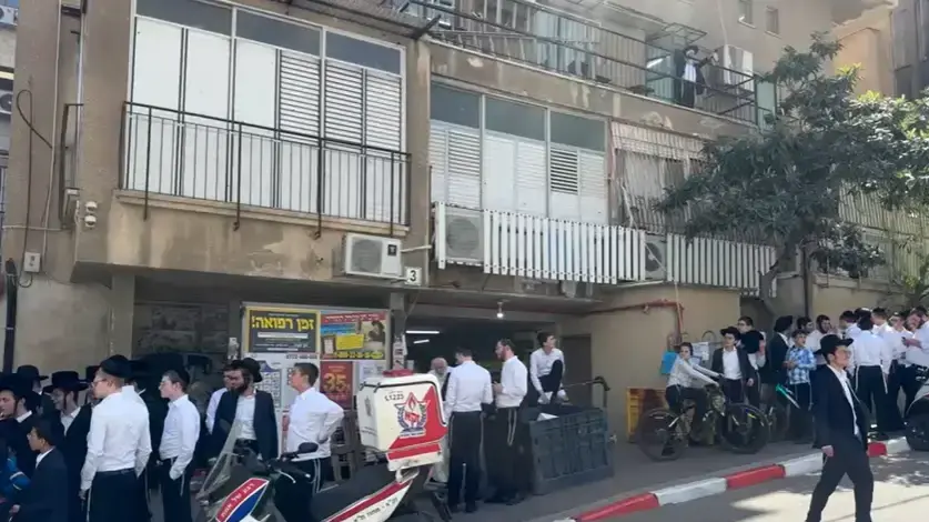 זירת דקירה, בני ברק, 20 במאי 2026 זירת דקירה, בני ברק, 20 במאי 2026